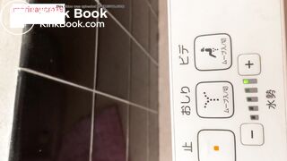 Girl shitting and farting in toilet - video 2