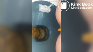 Toilet pooping - video 259