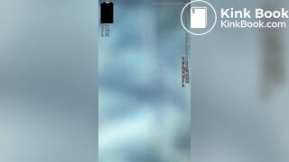 Asian office worker big turd