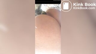 Girl has diarrhea outside - video 2