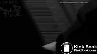 She makes a big poop while pushing with her hand