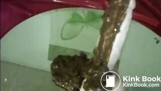 Scat on Dildo