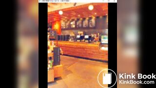 anime girl student diarrhea on the tram background+end1