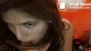 Cute girl shit and piss