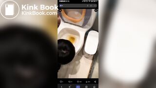 eat shit from toilet