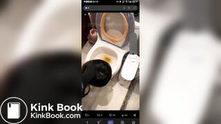 eat shit from toilet