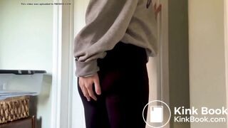 Cute ass girl desperate shits herself
