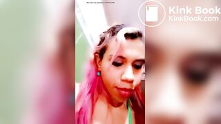 Latin girl shitting - video 3
