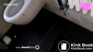 Girl push pain constipated