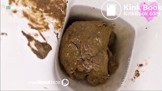 Girl push pain constipated