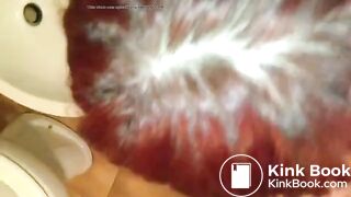 Girlfriend giving sexy scat blowjob