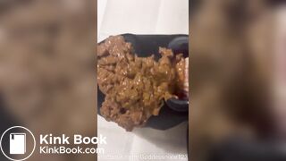 Goddess feeds her toilet