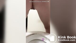 Milf big toilet shit