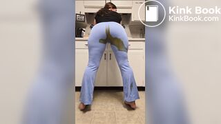 Messy Lexi Has Diarrhea In Her Blue Pants