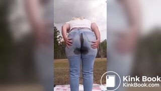 Messy Lexi Has Diarrhea In A Field.