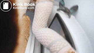 Massive Dildo Poop Smear