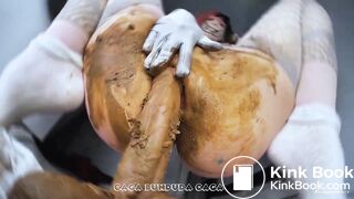 Massive Dildo Poop Smear