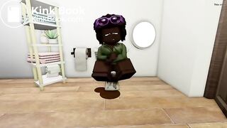 Danna Break the toilet (... Danna Apestosa)