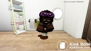 Danna Break the toilet (... Danna Apestosa)