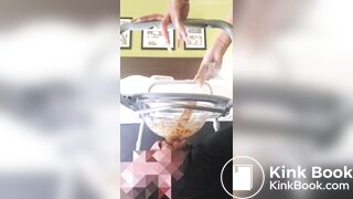 real toilet slave - video 2
