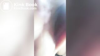 Anal dildo shit ride