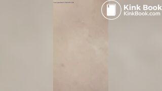 Girl with big butt takes a big dump