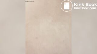 Girl with big butt takes a big dump