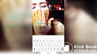 Saggy Tit Goddess in Shit + Puke