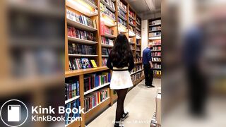 Girl shits under her skirt