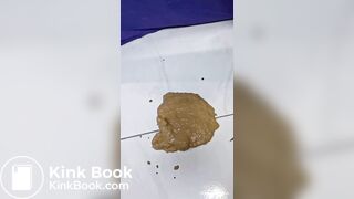 Sloppy diarrhea on floor