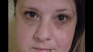 Ugly Fat American Mom Poops In Toilet + Backyard