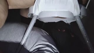 Mistress Iran 2520 Shits into her toilet slave's mouth