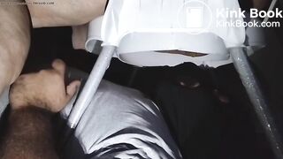 Mistress Iran 2520 Shits into her toilet slave's mouth