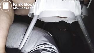 Mistress Iran 2520 Shits into her toilet slave's mouth