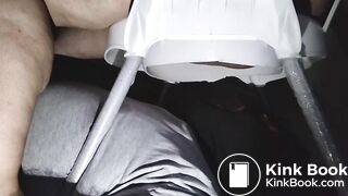 Mistress Iran 2520 Shits into her toilet slave's mouth