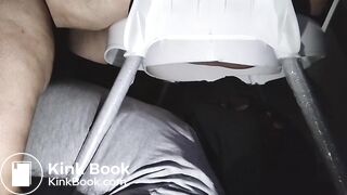 Mistress Iran 2520 Shits into her toilet slave's mouth