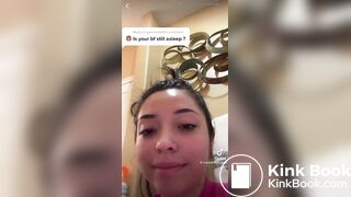 hot girl taking a shit