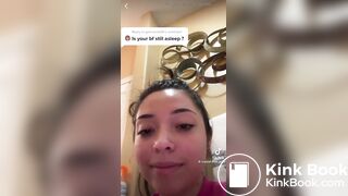 hot girl taking a shit