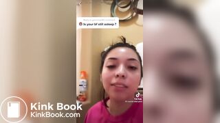 hot girl taking a shit