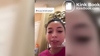 hot girl taking a shit