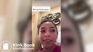 hot girl taking a shit