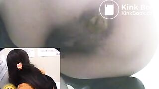 Japanese Girl Shitting in Toilet