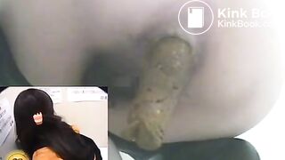 Japanese Girl Shitting in Toilet