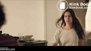 Girl poops in pan scene