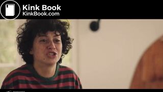 Girl poops in pan scene