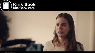 Girl poops in pan scene