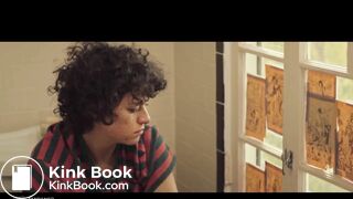 Girl poops in pan scene