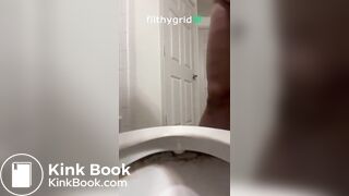 BBW pooping on toilet - video 3