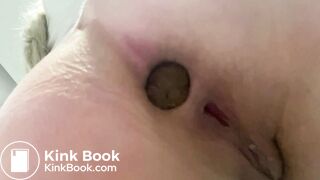 Sexy ass pooping closeup