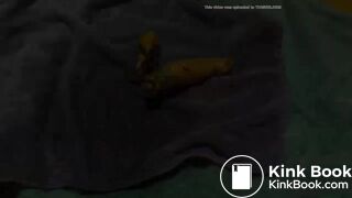 Ebony shit and piss on floor